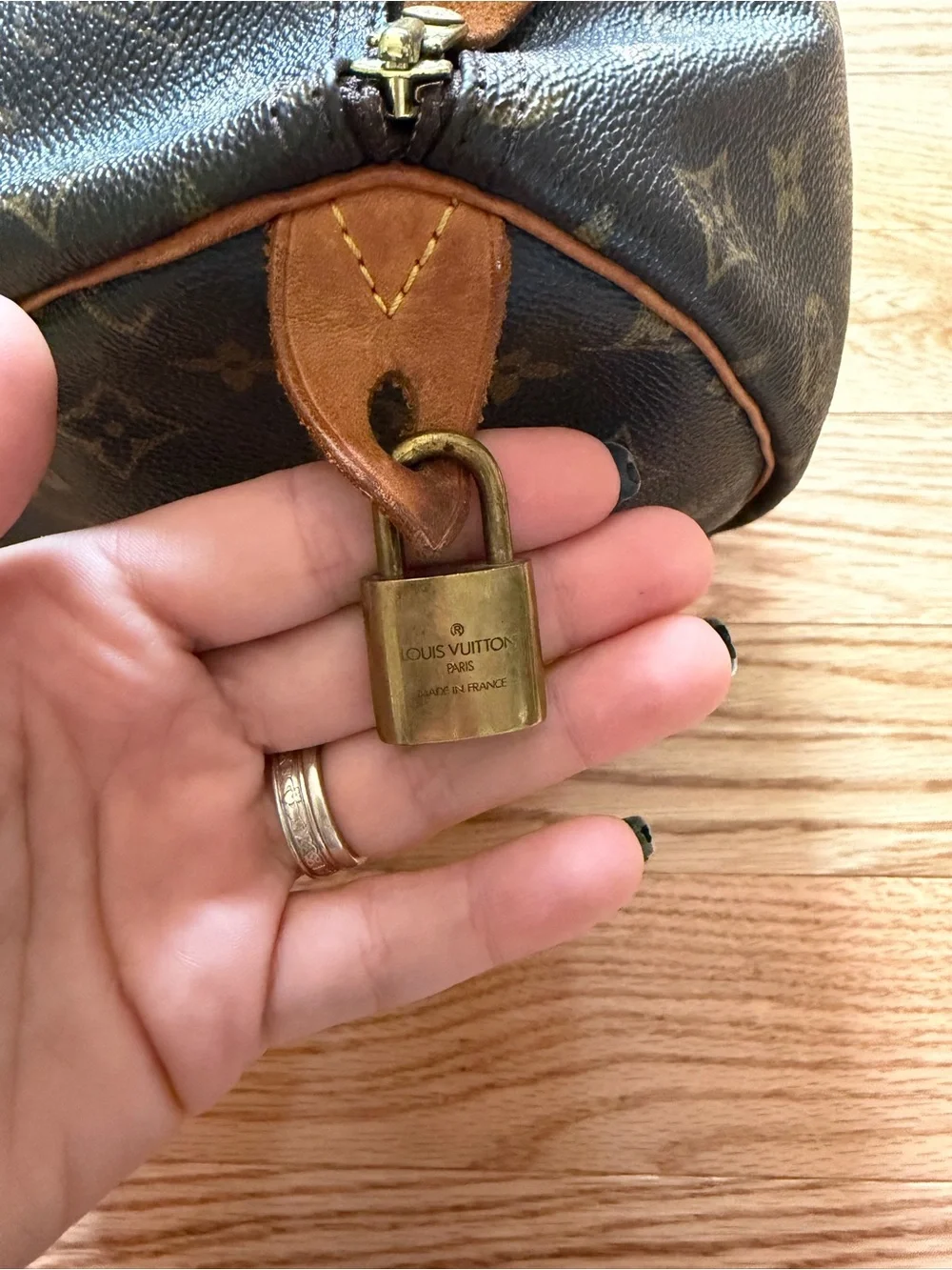 Vintage Louis Vuitton Brown Monogram Speedy 35